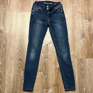 Wallflower Women's High Rise Dark Blue Jeans